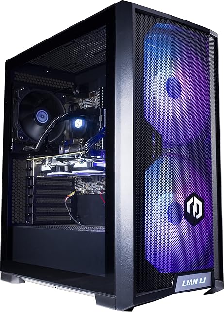 CYBERPOWERPC Centurion Gaming PC - Intel Core i9-11900KF, Nvidia RTX 3080 LHR 10GB, 16GB RAM, 1TB NVMe SSD, Liquid Cooling, 750W PSU, Wi-Fi, Windows 11, Lancool 215