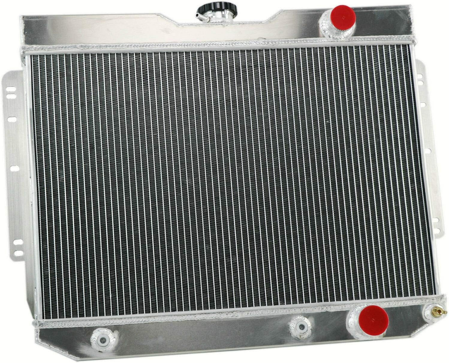 ALLOYWORKS 4 Row All Aluminum Radiator for 1959-1965 Chevy Impala/Bel Air/El Camino/Biscayne/GMC AT/MT PRO