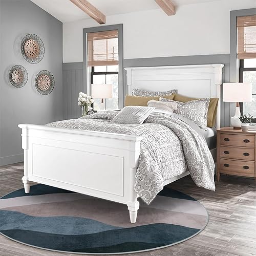 Miniatura 7 de Alfombras redondas abstractas de 6 pies para dormitorio, suave, lavable, antideslizante, alfombra circular grande, elegante alfombra de lana