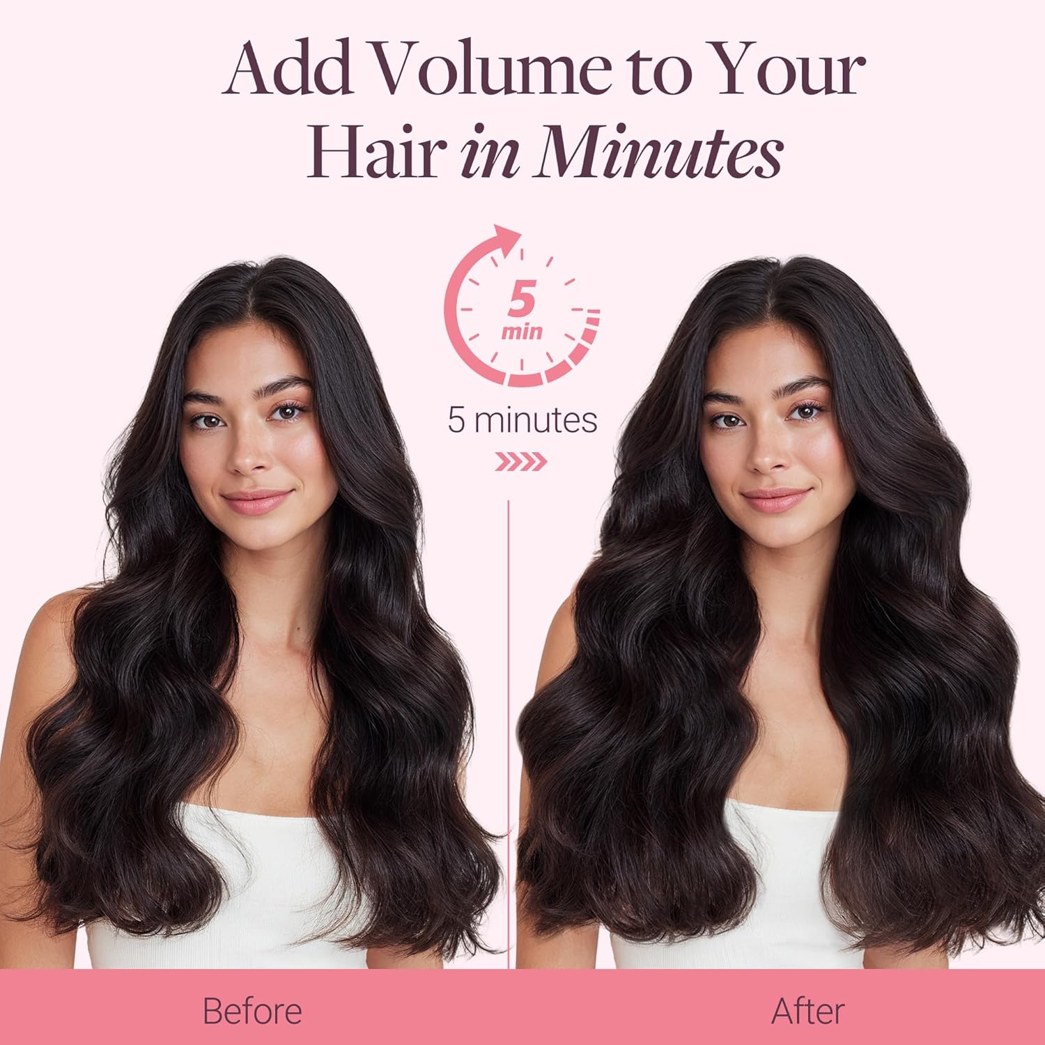 GOO GOO Invisi Edge Clip in Hair Extensions Set, 24inch 170g, 5pcs Injected Seamless PU Clip ins and 2pcs Classical PU Clip inslip ins, Virgin Real Human Hair, #2