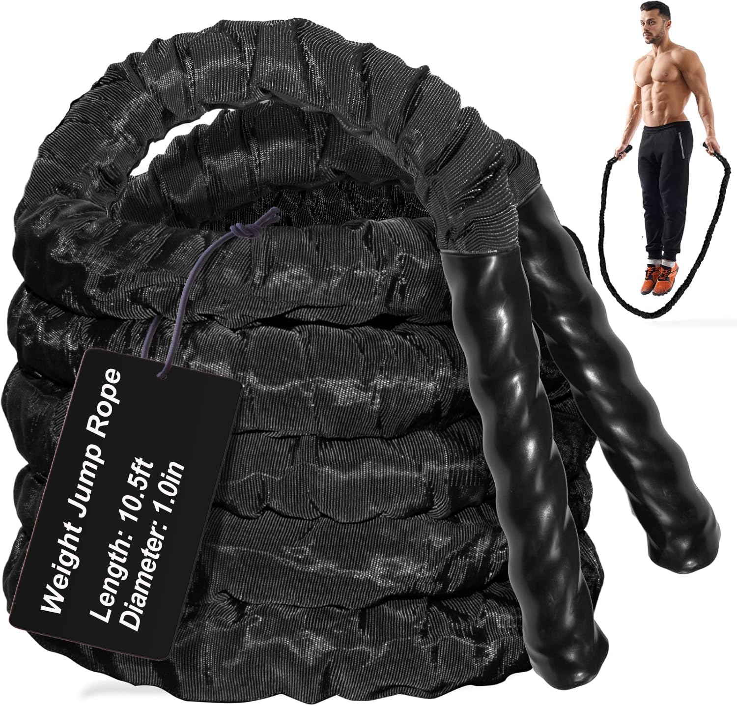 Heavy Battle Ropes for Home Gym 30/40FT Weighted