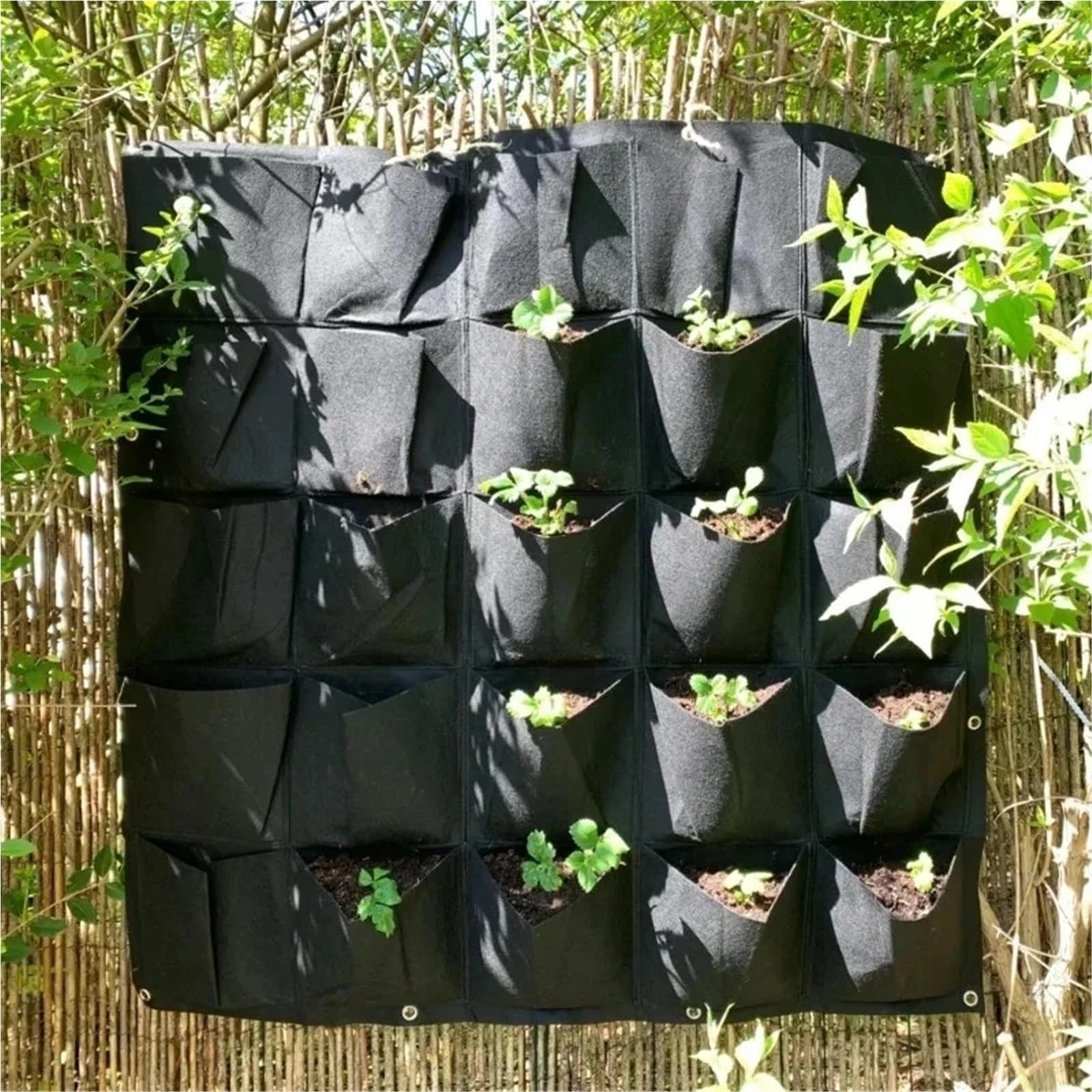 Sacs de Plantation à Suspendre Sac Croissance Format à Poches Verticales