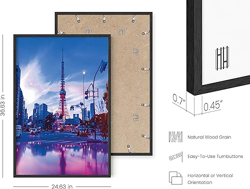 Miniatura 35 de RipGrip - Póster decorativo de estilo moderno (ciudad asiática con luces de neón), para decorar dormitorio o sala, de 12 x 16 pulgadas, sin marco