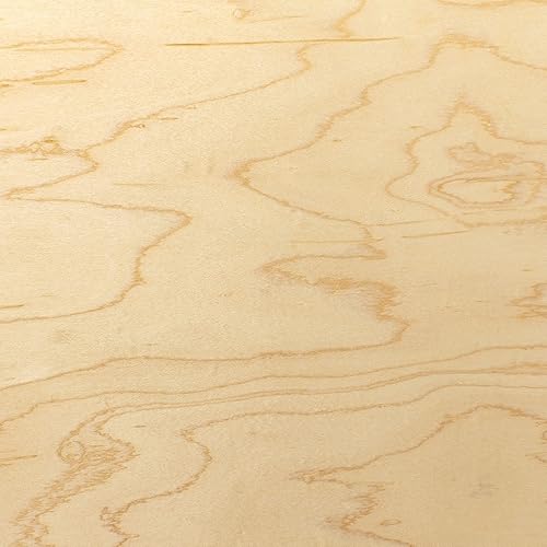 10 hojas de arce de 12 x 19  0.197 in 14 de pulgada, núcleo de MDF, 12x19 pulgadas de grado premium A1, una cara, lista para Glowforge, acabado,