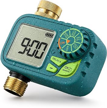 Newentor Brass Sprinkler Timer for Garden Water Hose