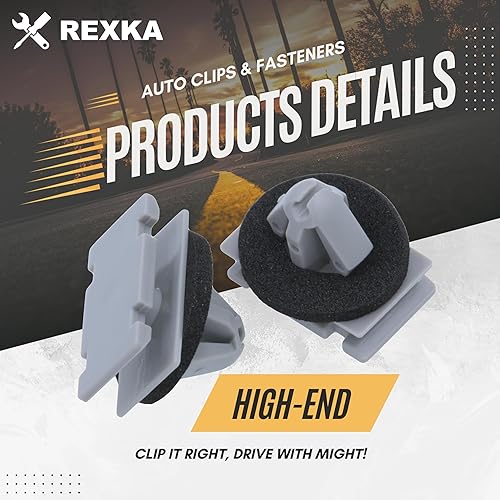 Miniatura 3 de Rexka 40 clips de moldeo de rueda basculante compatibles con Jeep Grand Cherokee Compass Cherokee 68172491AA 68271803AA 68395627AA GM 11571175