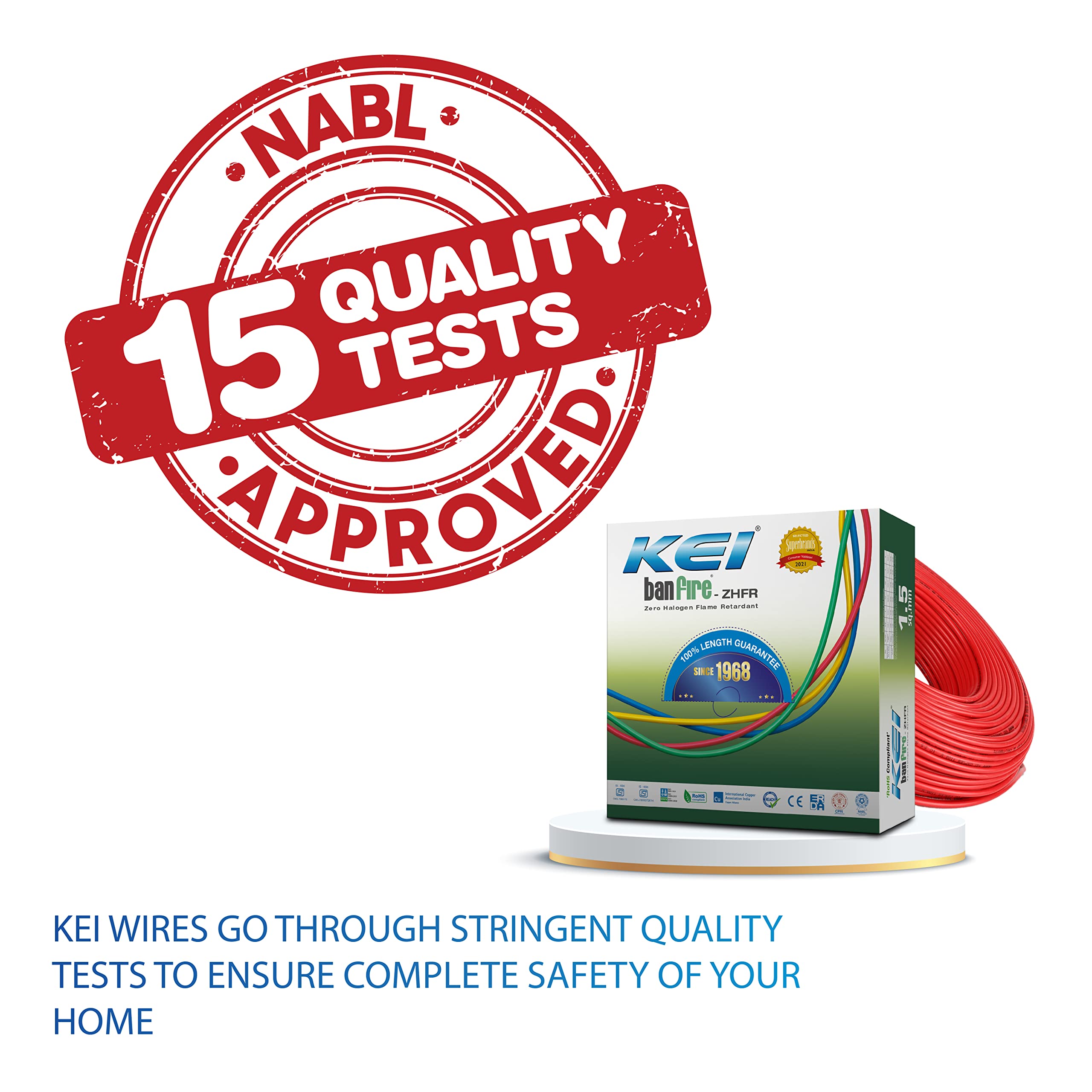 KEI BANFIRE- ZHFR (ZERO HALOGEN FLAME RETARDANT) 4 sqmm+G50:G53