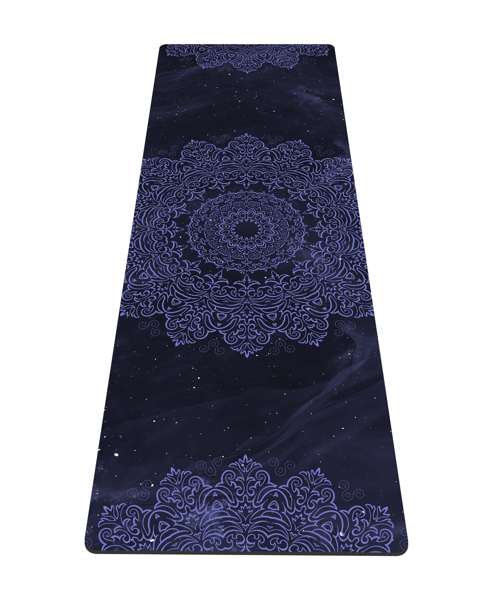 nuveti Purple Yoga Mat, Non-Slip Extra Thick TPE Exercise & Workout Mat, 72"x24" (6MM), Perfect for Yoga, Pilates, Floor Exercises — image 1