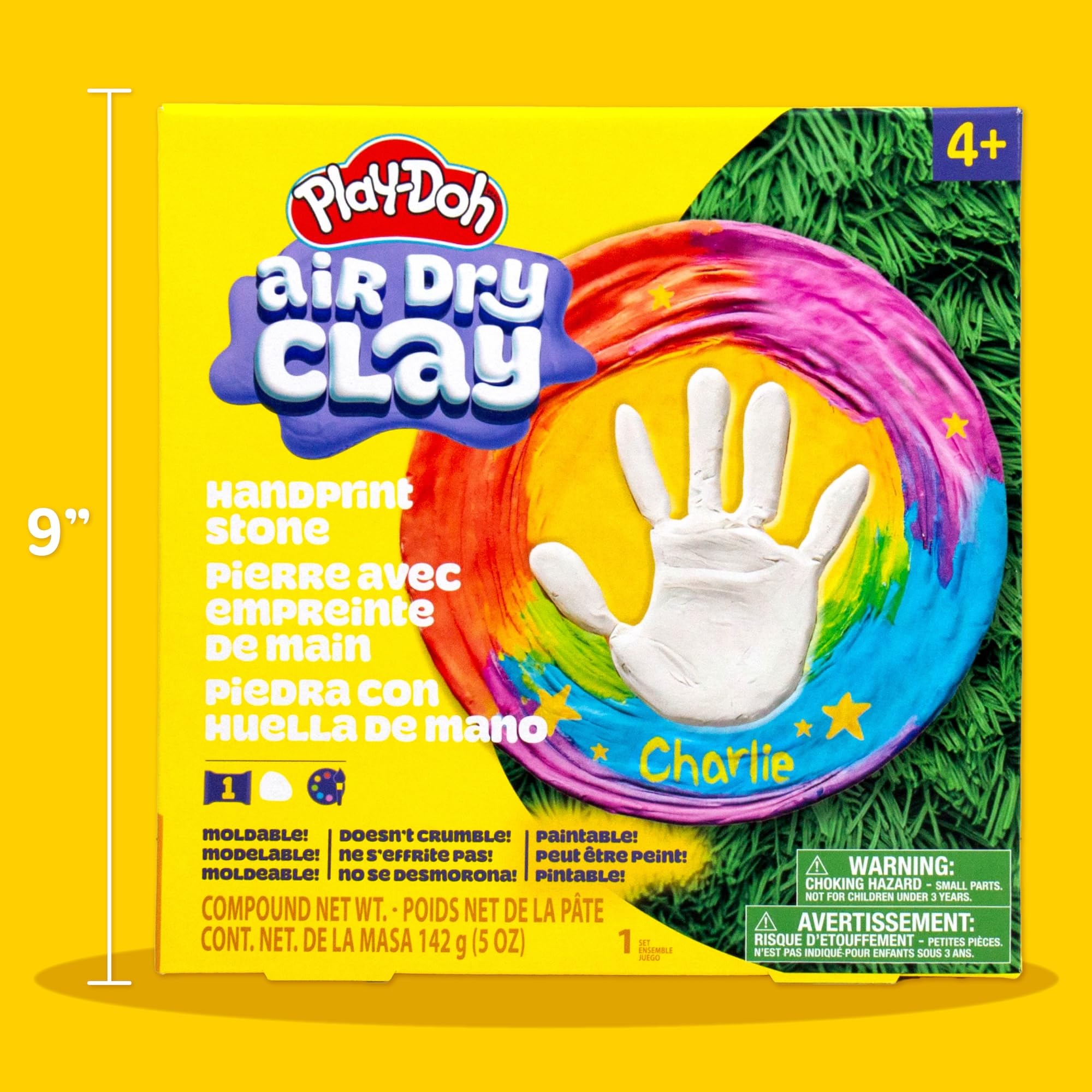 Amazon.com: Play-Doh Air Dry Clay Handprint Stone, Includes