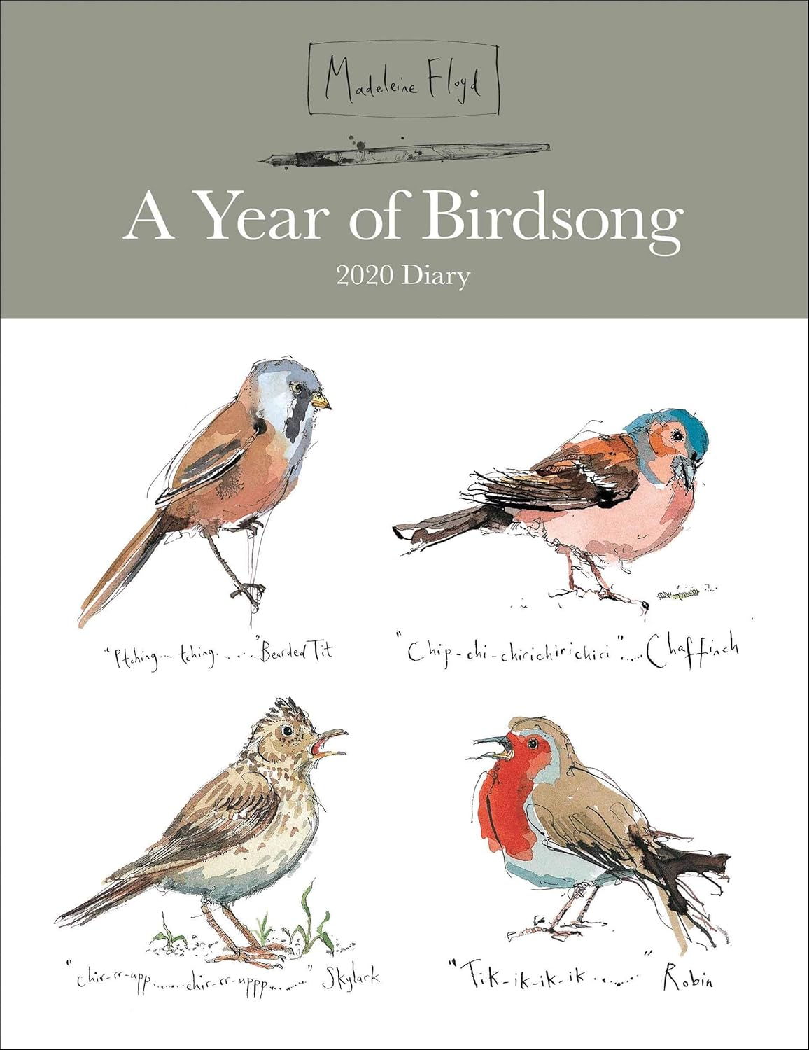 Madeleine Floyd, A Year of Birdsong Deluxe A5 Diary 2020 Amazon.co.uk