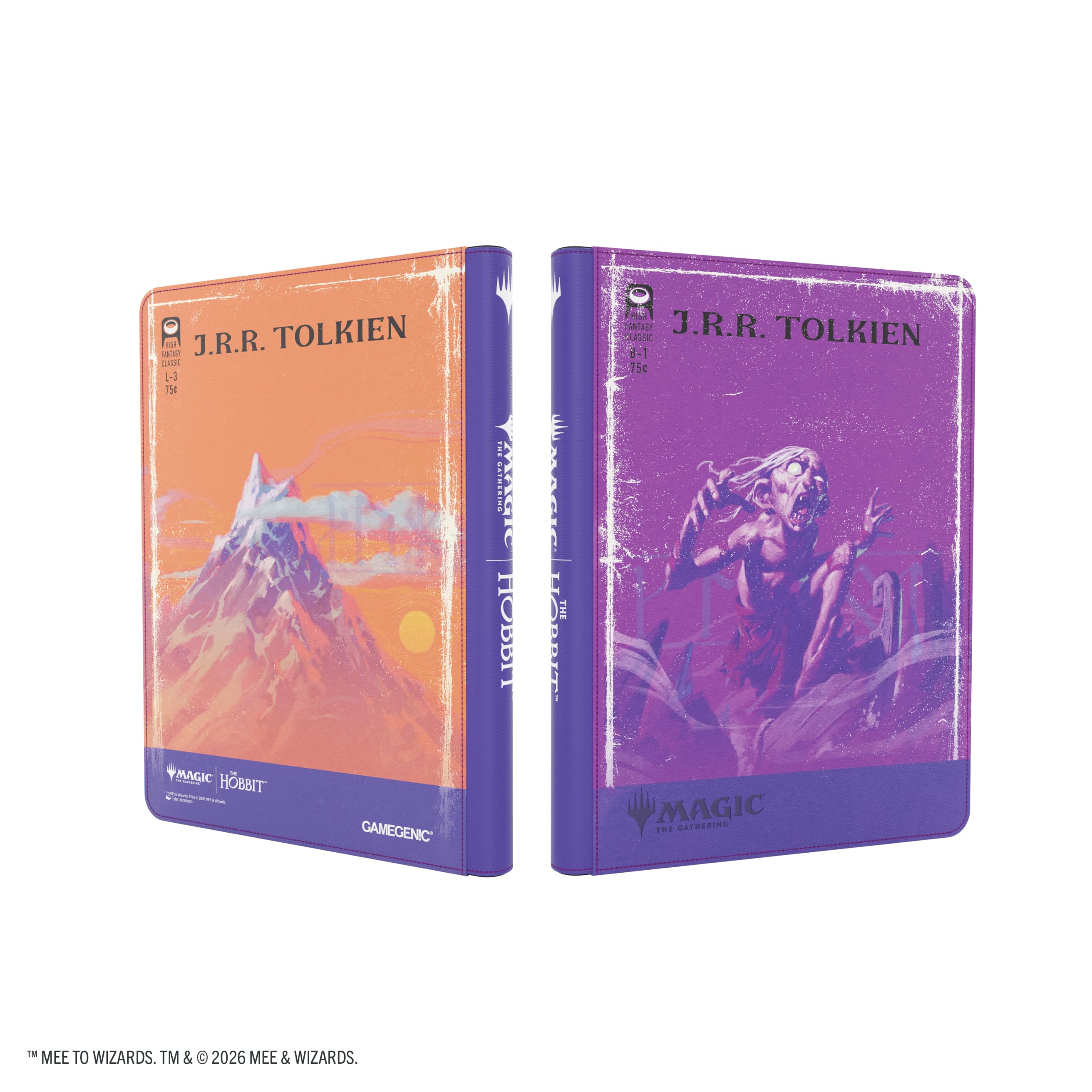 Gamegenic Magic: The Gathering | The Hobbit Zip-Up Album 18-Pocket - Villain 2/Land 2