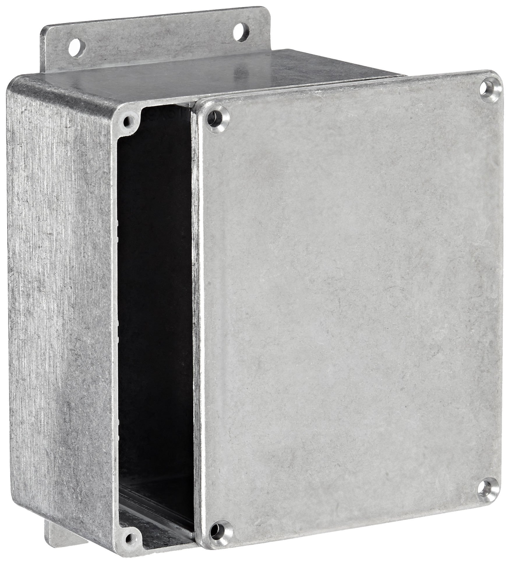 BUD Industries CN-6705 Die Cast Aluminum Enclosure with Mounting Bracket, 4-17/32" Length x 3-9/16" Width x 2-7/32" Height, Natural Finish-image-16