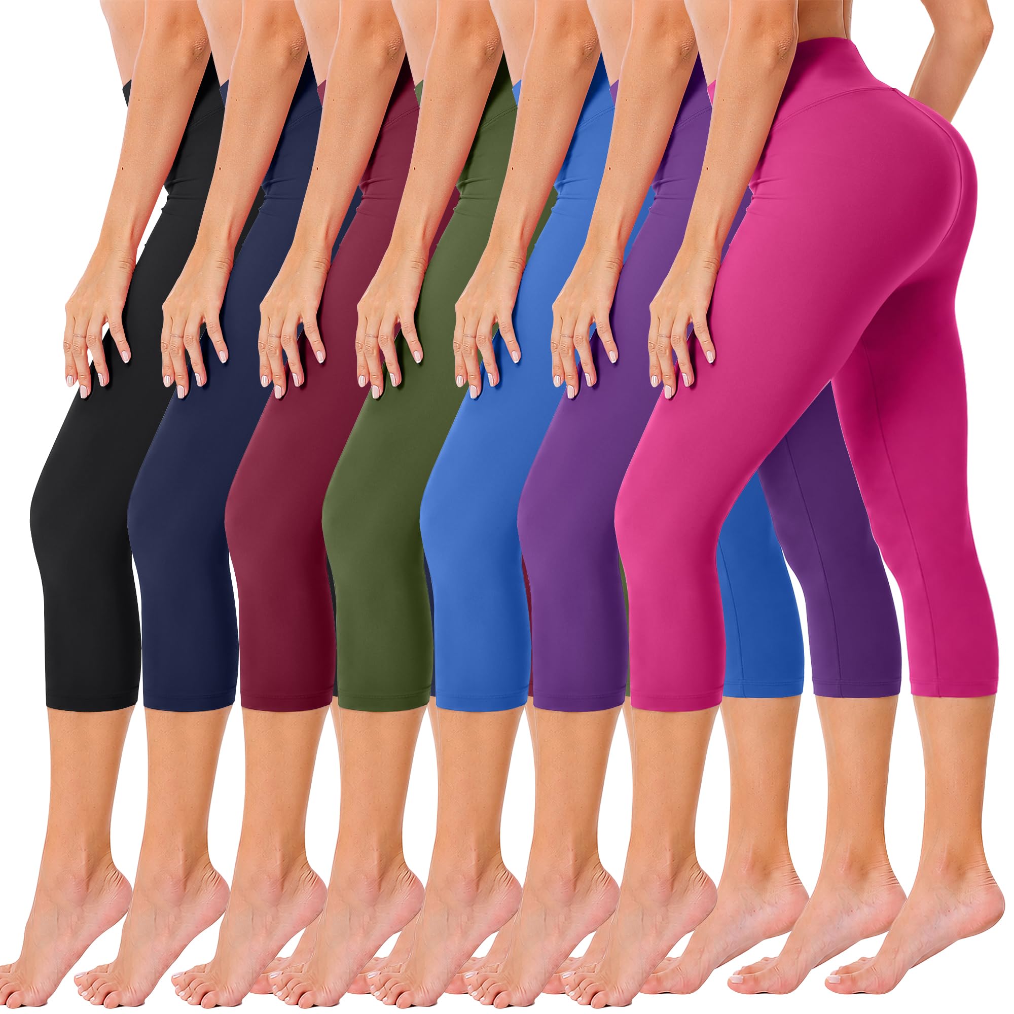 VALANDY Creamlush High Waisted Leggings for Women Full Length &amp; Capri
