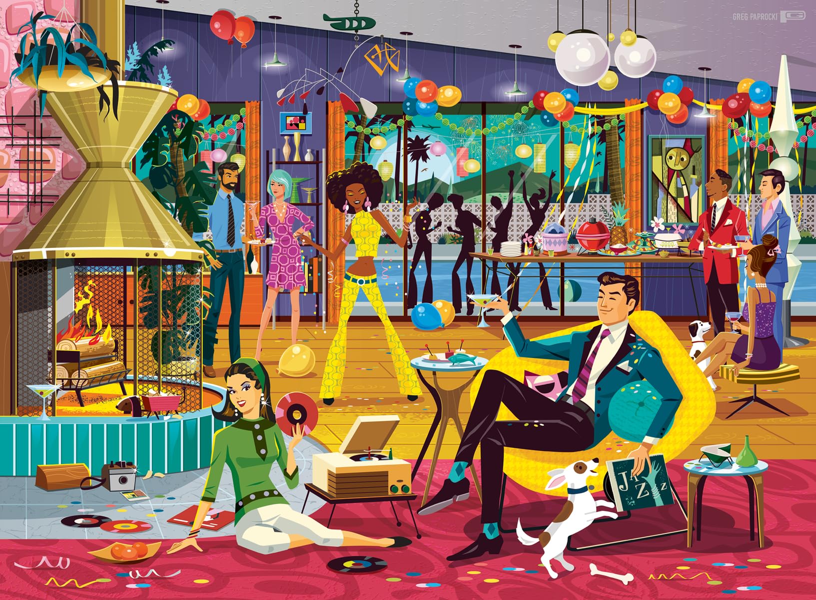 Amazon.com: Ravensburger Jazzy! 500 Piece Fabulous and Groovy