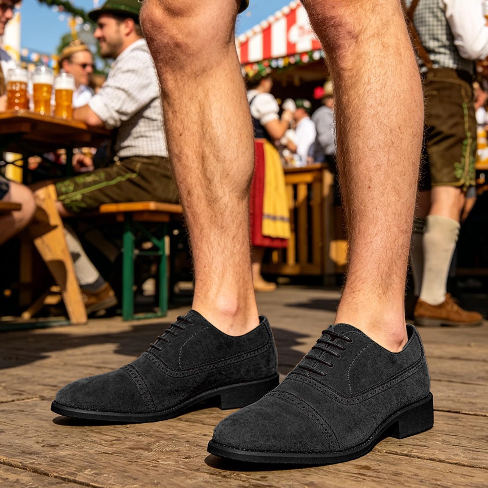 Generisch Elegante Schnürschuhe für Festliche Anlässe Alltag – Zeitlose modische Herrenleder Schuhe mit hochwertiger Verarbeitung bequemem Tragegefühl
