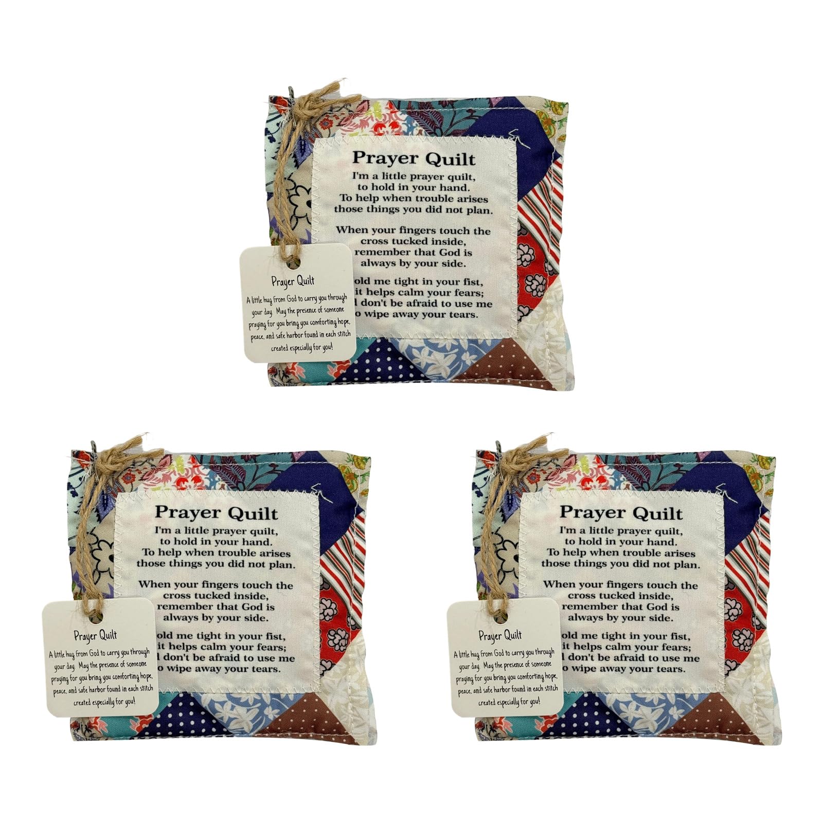 hogtnd Durable Fabric Prayer Bags with Uplifting Messages for Home, Worship, and Religious Bags to Promote Inner Peace