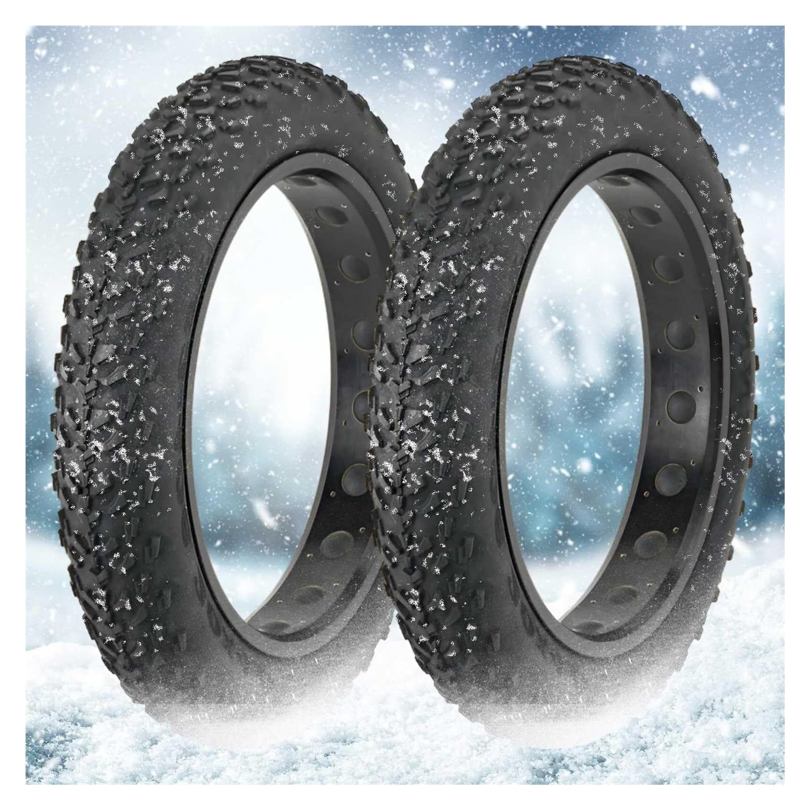 20x4.0 35PSI Opona, 20 4.0 Kompatybilna z Tubeless do Roweru Grube Koła, Odporna na Przebicia, Śnieg Plaża Góry Rower Elektryczny Wszelkie Tereny(2pcs)