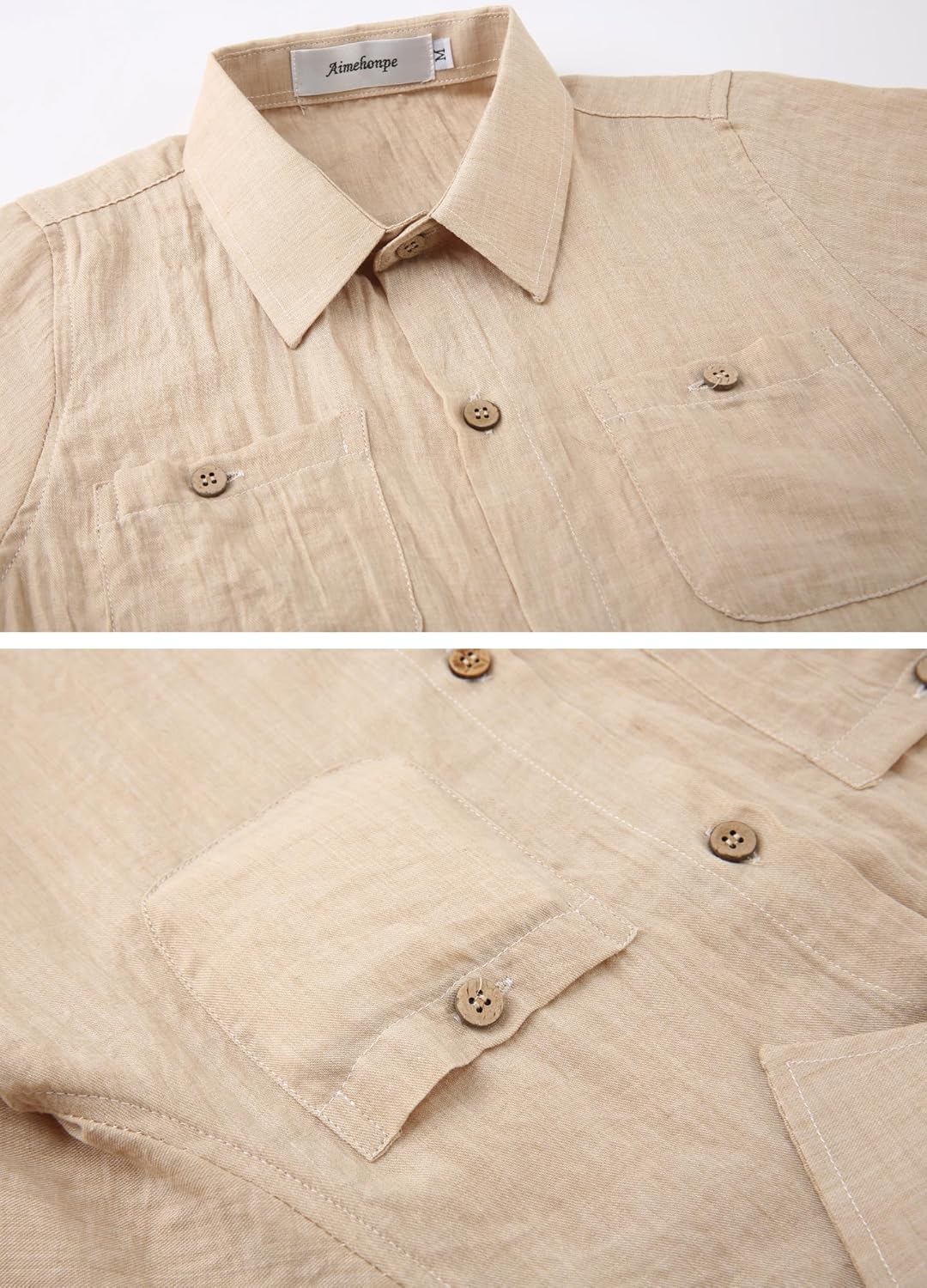 Boys Chambray Button Down Shirt Short Sleeve Summer Casual Cotton Woven Kids Fashion Clothes with Pocket - Image 4