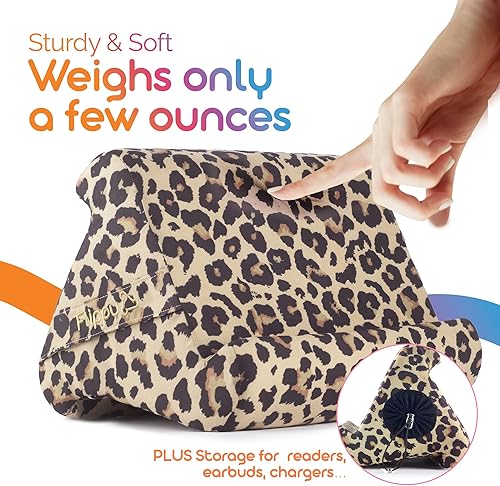 Miniatura 10 de Flippy Soporte de almohada para tablet 4.0 para regazo, escritorio y cama, almacenamiento conveniente para tus artículos, asa de correa de