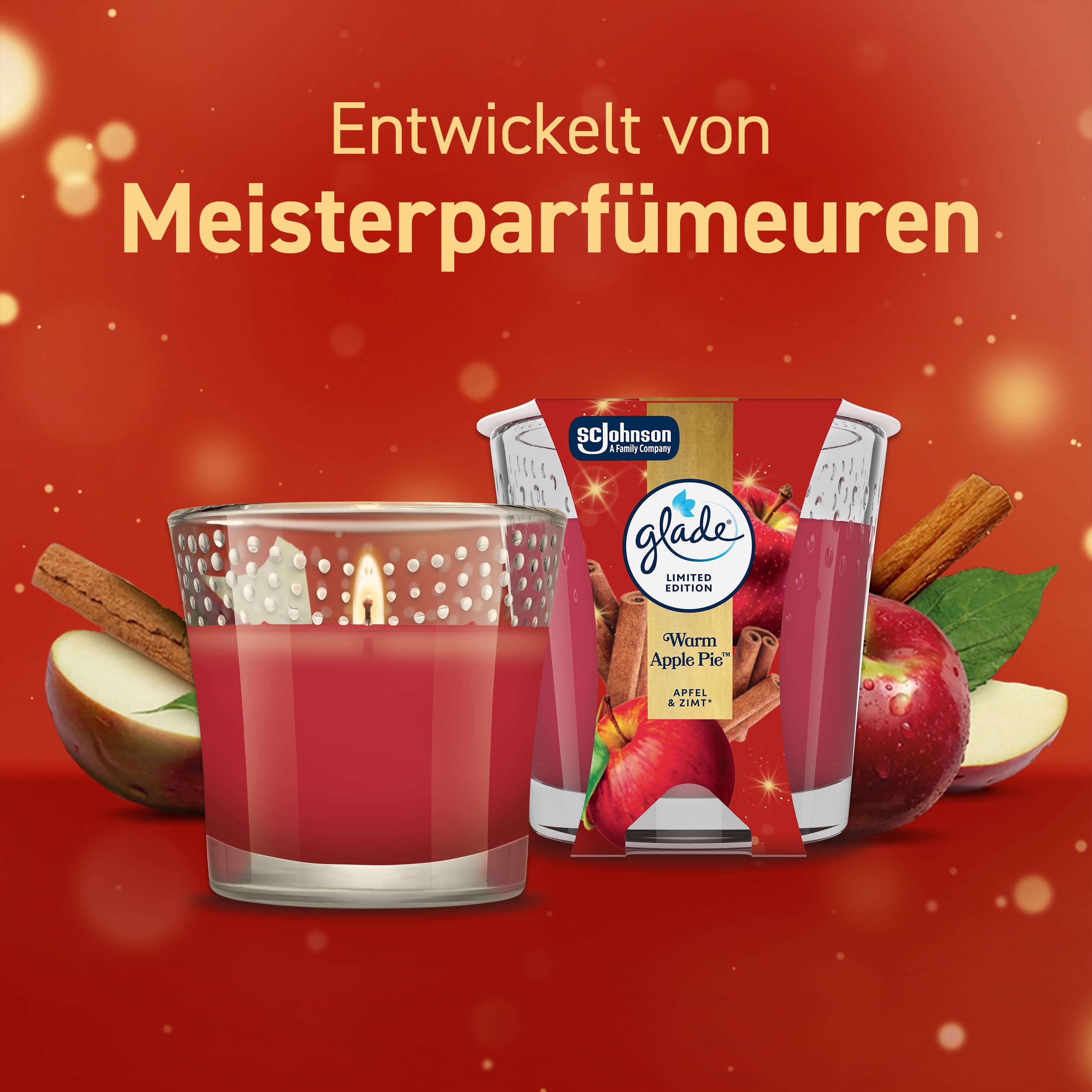 Glade Duftkerze Warm Apple Pie