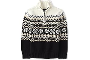 Cozy Dark Green Sweater for Boys