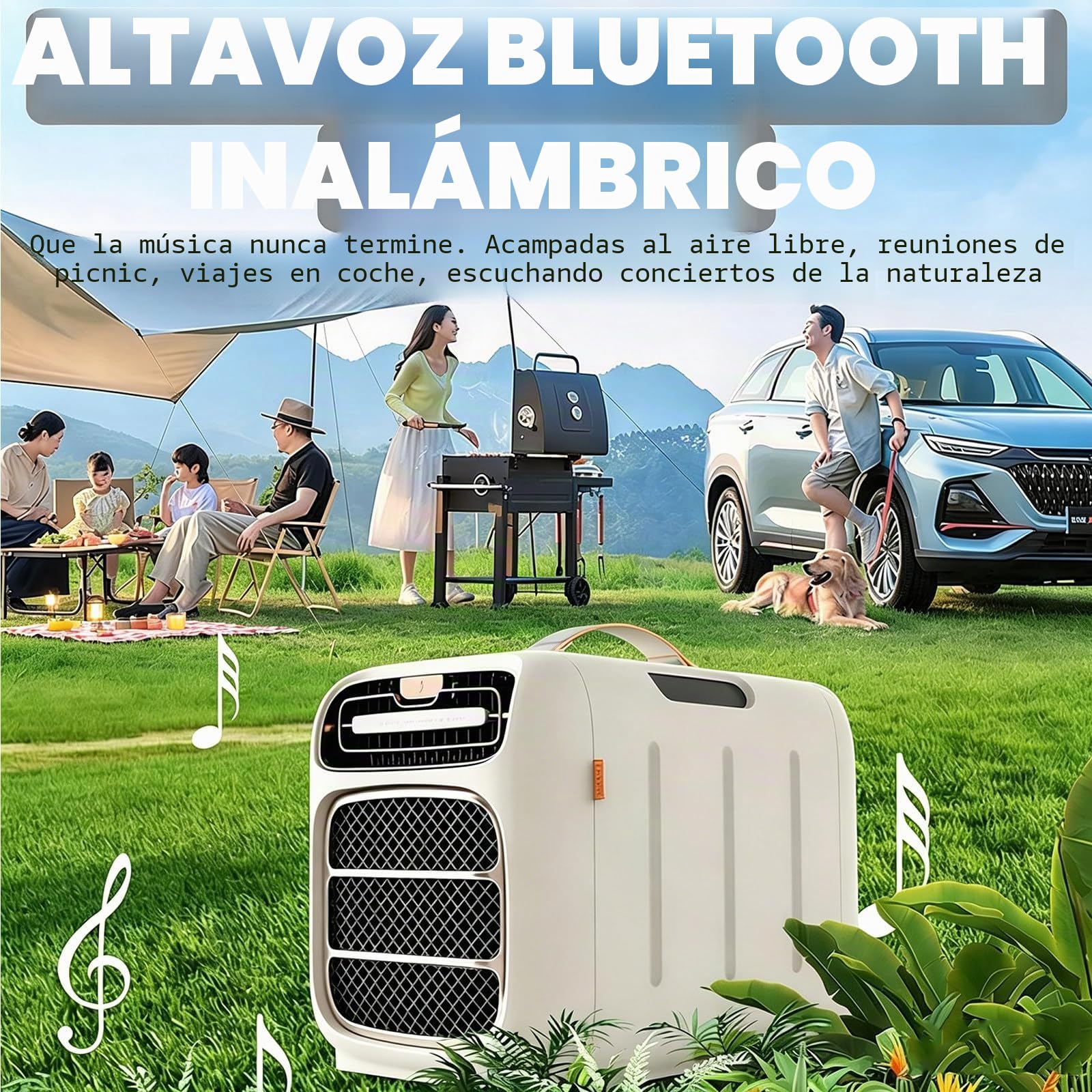 Aire Acondicionado Portátil para Tiendas De Campaña,Aire Acondicionado Portátil 2 En 1 con Función De Refrigeración Y Calefacción,Baja Potencia,para Camping,Caravanas,Dormitorios Cold+Heat