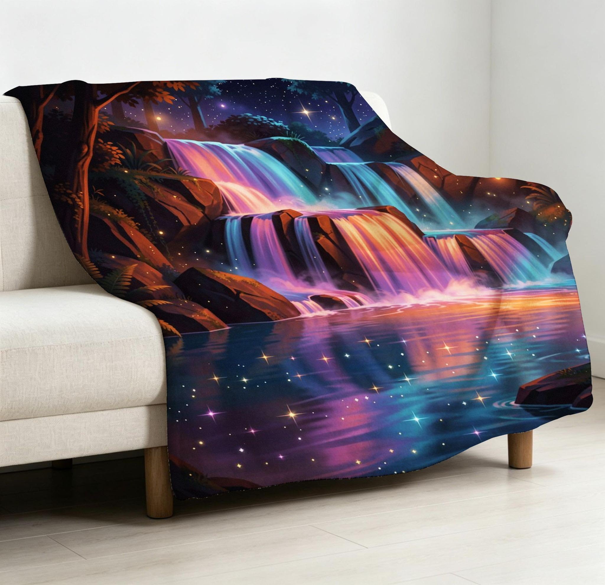 Manta Entretiempo Grande, Cascada de Colores, 220x240 cm, AQ6113