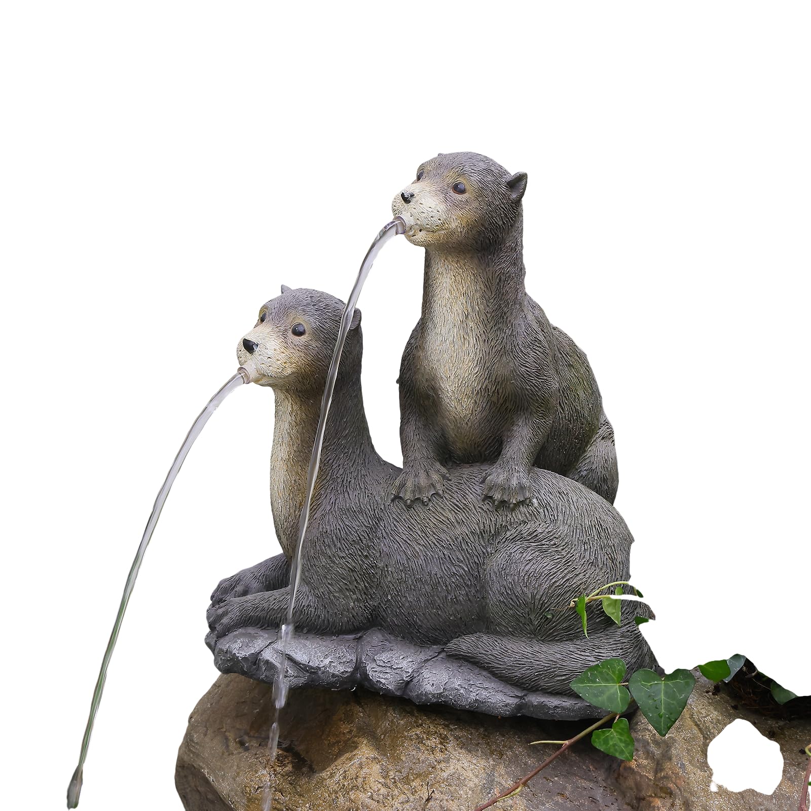 Wacredo Premium Outdoor Wasserspiel Komplettset inkl. Pumpe und Schlauchkit Gebrüder Otter 26x23x30,5cm Outdoorbrunnen für Gartenteich Wasserbecken naturah Wasserspeier (Gebrüder Otter)