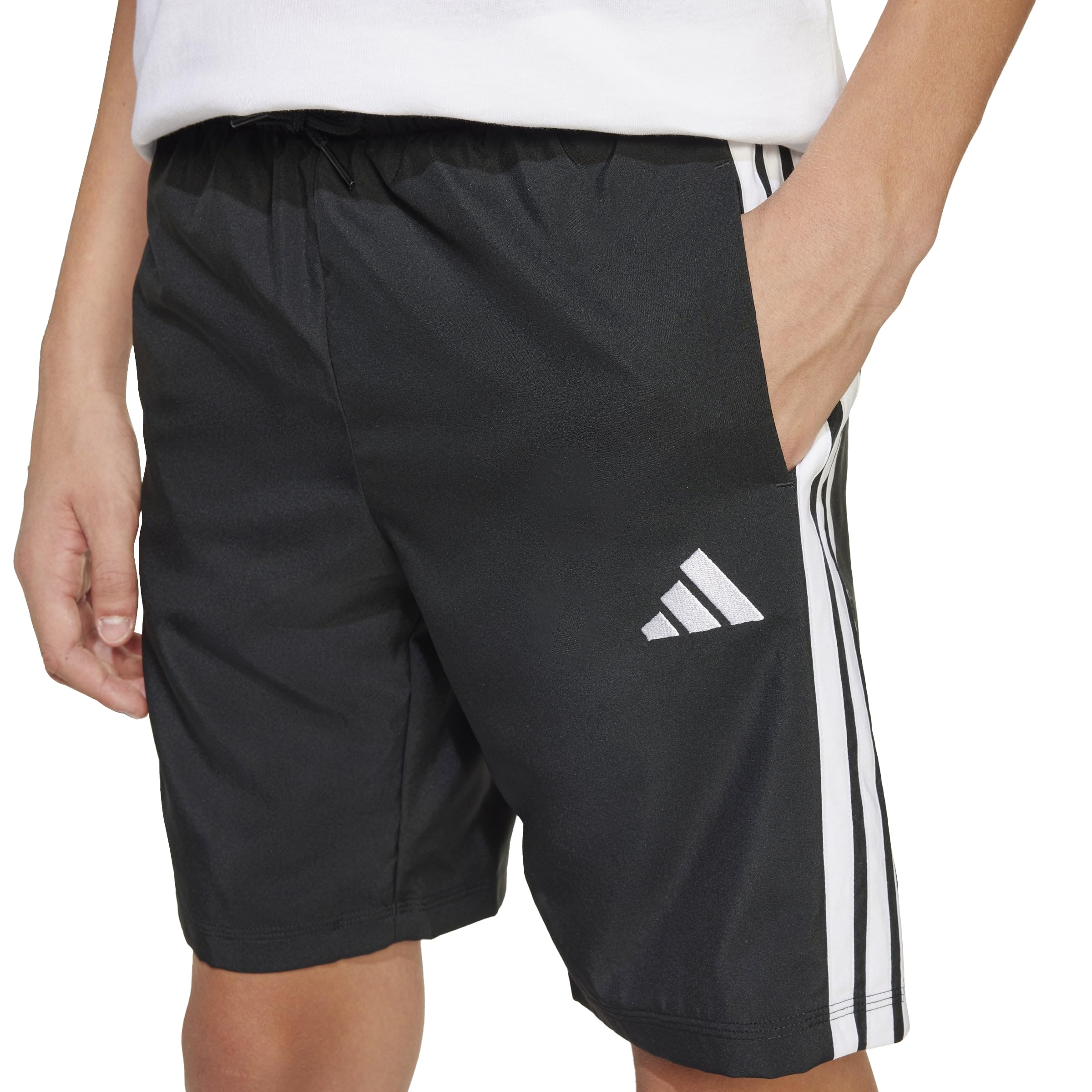 adidas Unisex - Bambini e Ragazzi Essentials Climacool Stripes Shorts