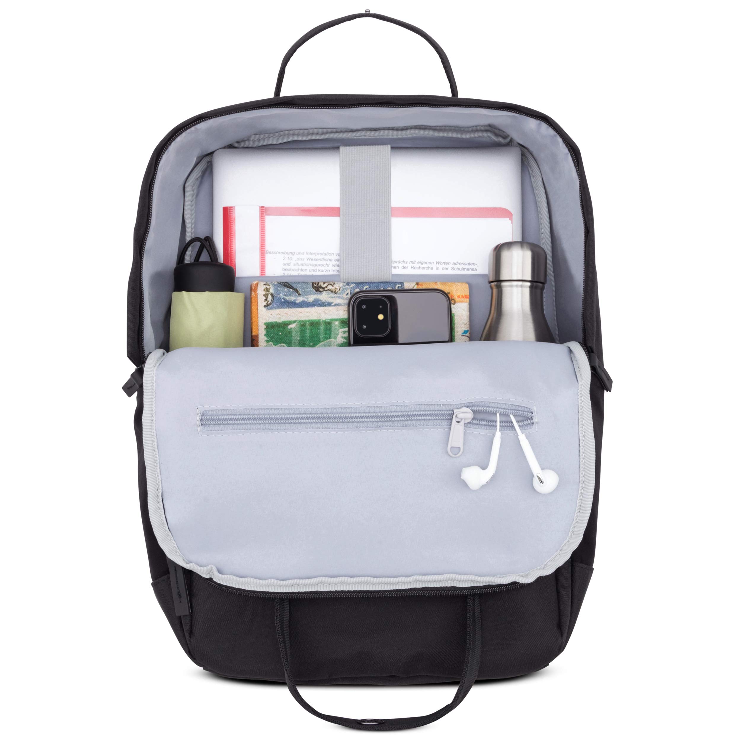 Rugzak Dames & Heren Roze - LARKSON Nr 6 - Moderne Laptoprugzak Gemaakt van Gerecyclede PET Flessen voor Werk, Universiteit & School - Dagrugzak - Compacte Rugtas Waterafstotend met Laptopcompartiment