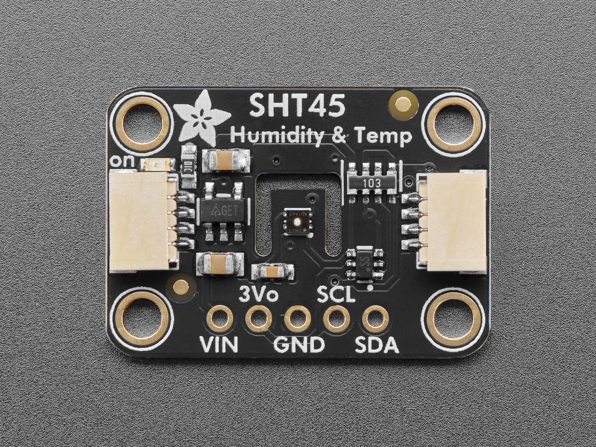 Adafruit Sensirion SHT45 - Sensor de temperatura y humedad de precisión con PTFE, STEMMA QT/Qwiic, 6174