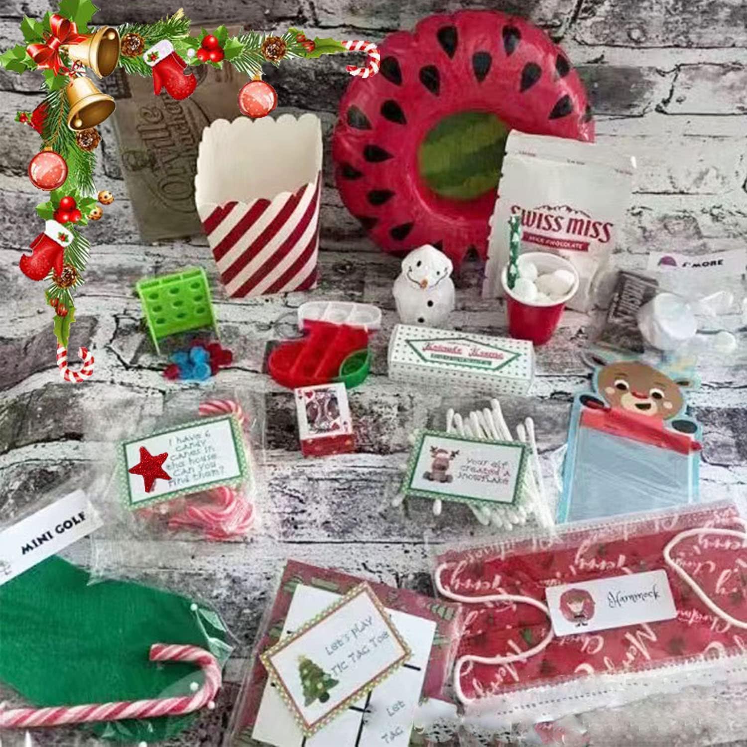 Kit de elfo 2023 para 24 días de Navidad, nuevo kit de elfo de Navidad, divertidos accesorios de elfo, travesura de elfo, paquete de utilería, travesuras de elfos, regalo de cuenta Kit de elfo 2023 para 24 días de Navidad, nuevo kit de elfo de Navidad, divertidos accesorios de elfo, travesura de elfo, paquete de utilería, travesuras de elfos, regalo de cuenta