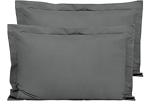 Microfiber King Pillow Shams Set of 2