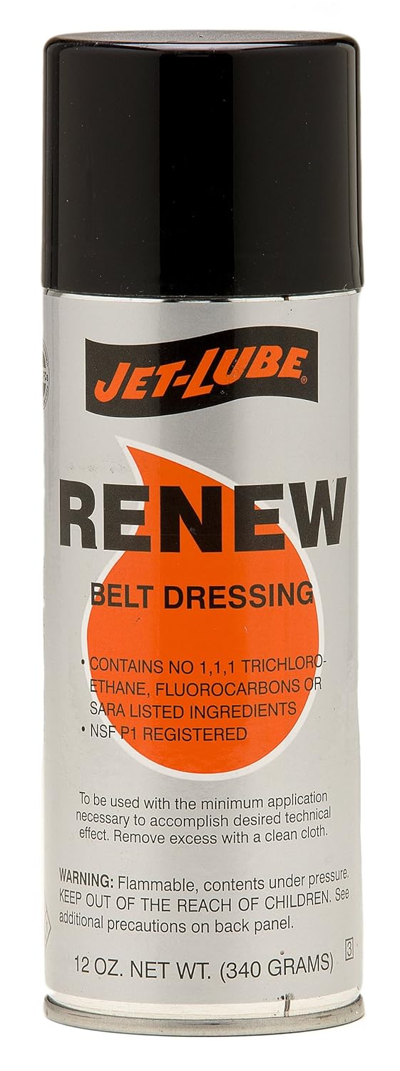 JetLube Renew Belt Dressing, 12 oz Aerosol Automotive