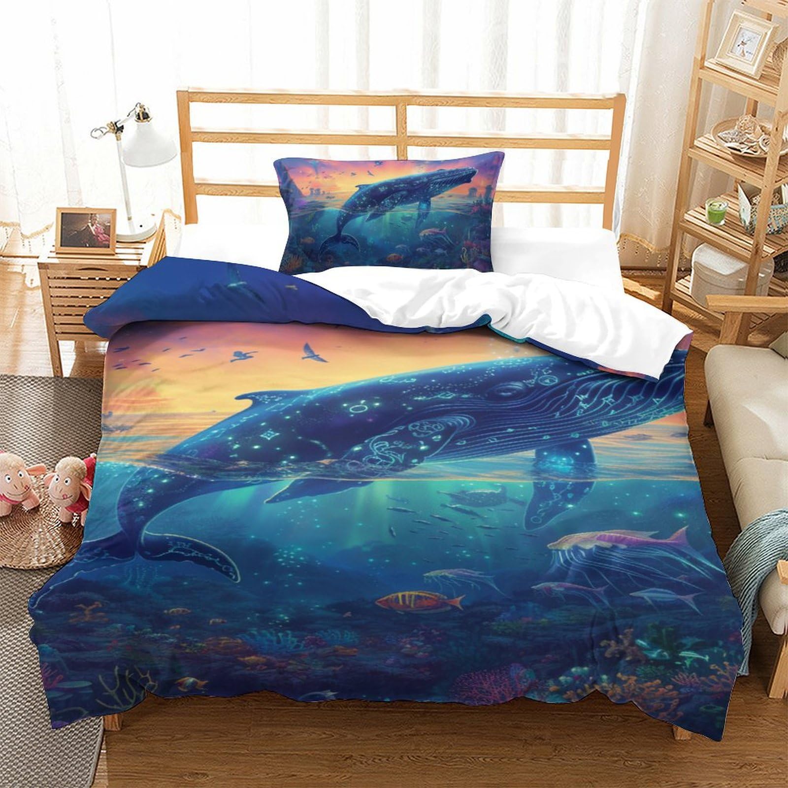 Parure de lit fermeture éclair baleine pour en finir avec la couette qui glisse