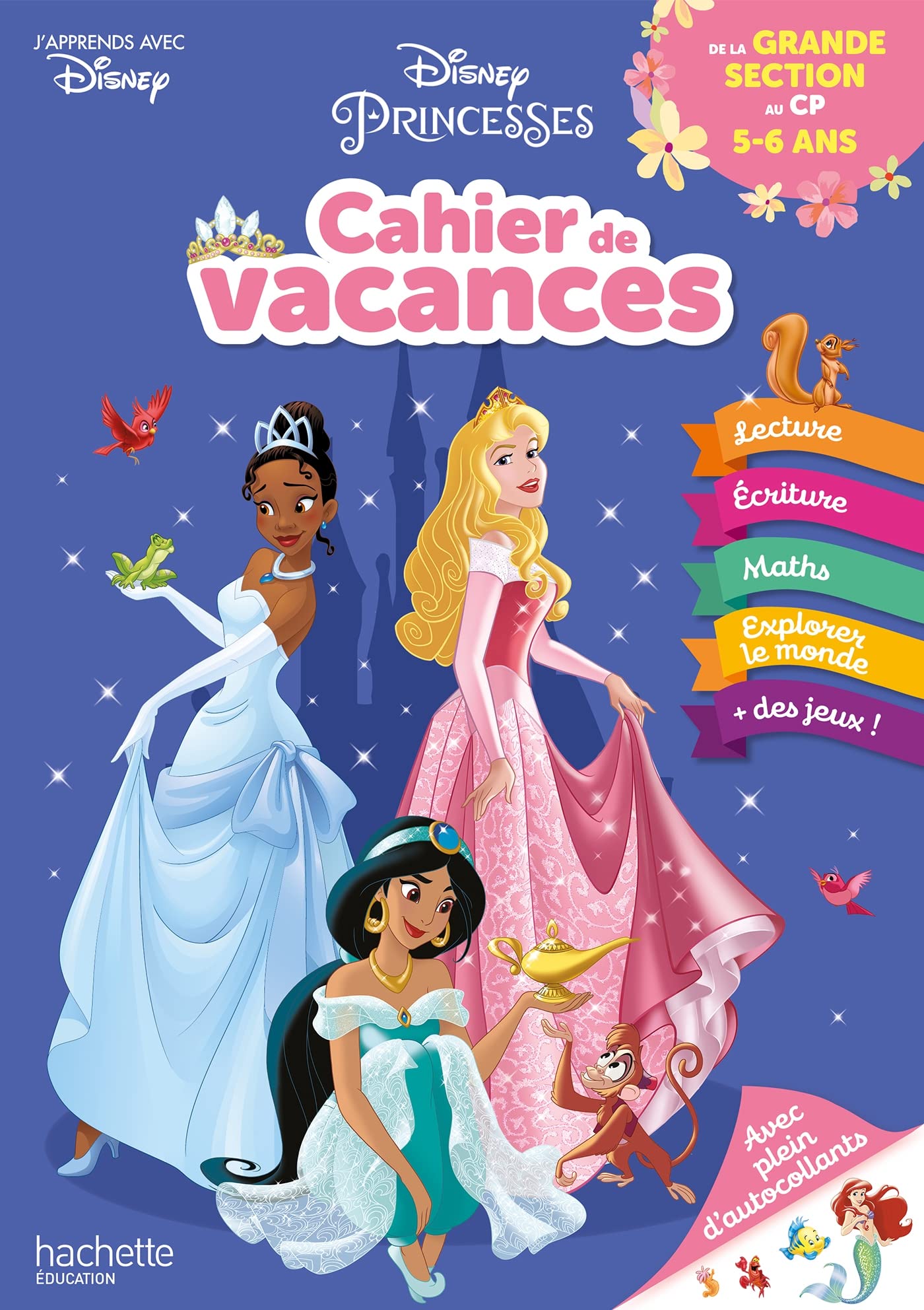 Disney - Princesses - De la Grande Section au CP - Cahier de vacances 2026