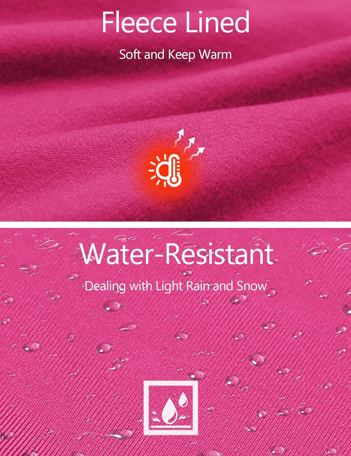 Zaclotre Girls Fleece Jacket with 4 Pockets Long Sleeve Zip Up Warm Athletic Winter Coat Kids Sweatshirt for 5-14 Y - Image 5