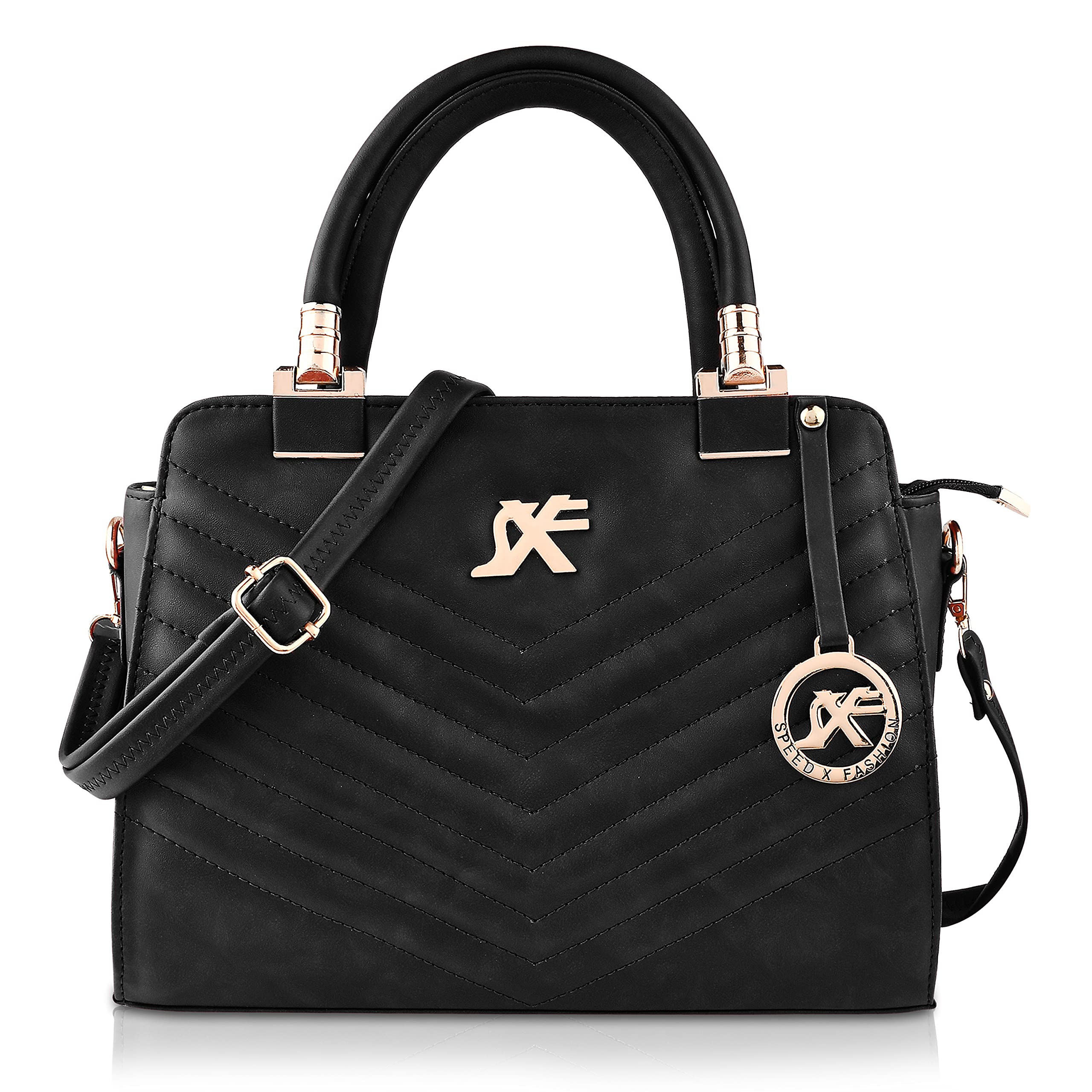 Speed X Fashion Womens Handbag (Black) (B09G175NGD) Amazon Price History, Amazon Price Tracker