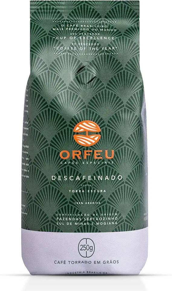 ORFEU Café Em Grãos Descafeinado Orfeu 250G