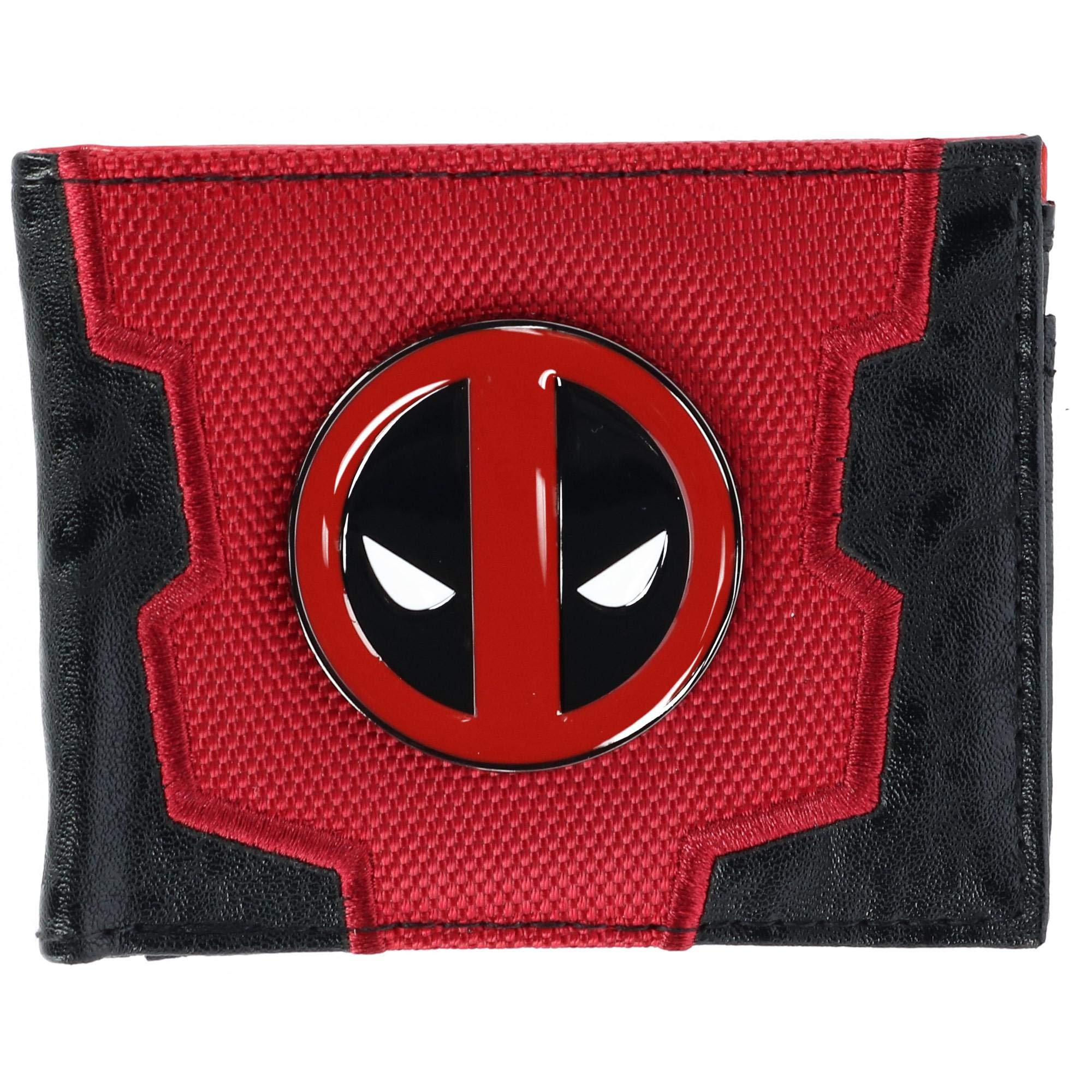 Marvel Deadpool Bi-Fold Boxed Wallet, Red & Black, One Size