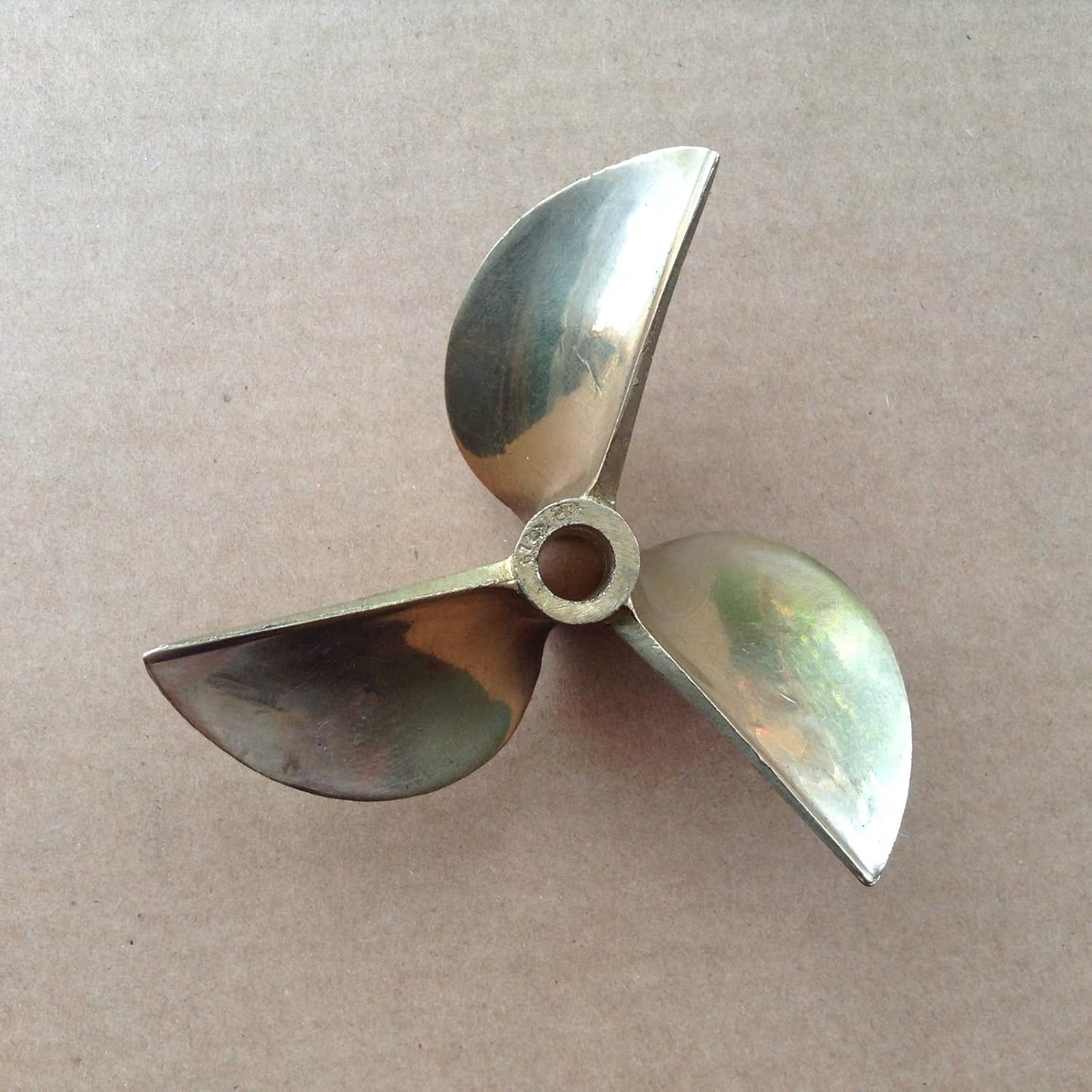Propeller 26cc Brass Prop 1/4" Shaft 6717 3 Blade 67mm Diameter RC Boat RC#832