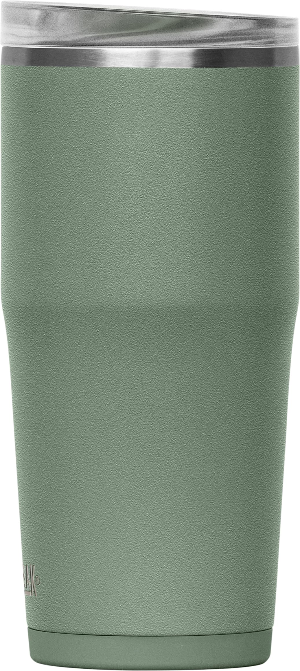 CAMELBAK Thrive Tumbler, VSS 20 oz – Sportflasche – vakuumisoliert – auslaufsicherer Deckel – rutschfester Boden – hält Getränke kalt – Edelstahl – Moss, Größe: OS