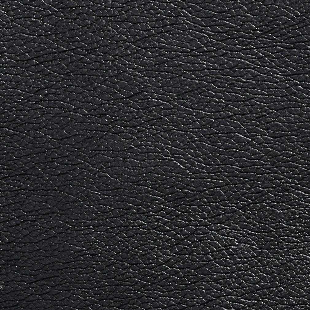 Black Breathable Leather Look and Feel Upholstery by The Yard - SKU: Loring Onyx