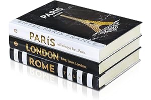 Decorative Books for Bookshelf: Chic Elegance for Your Home's Decor