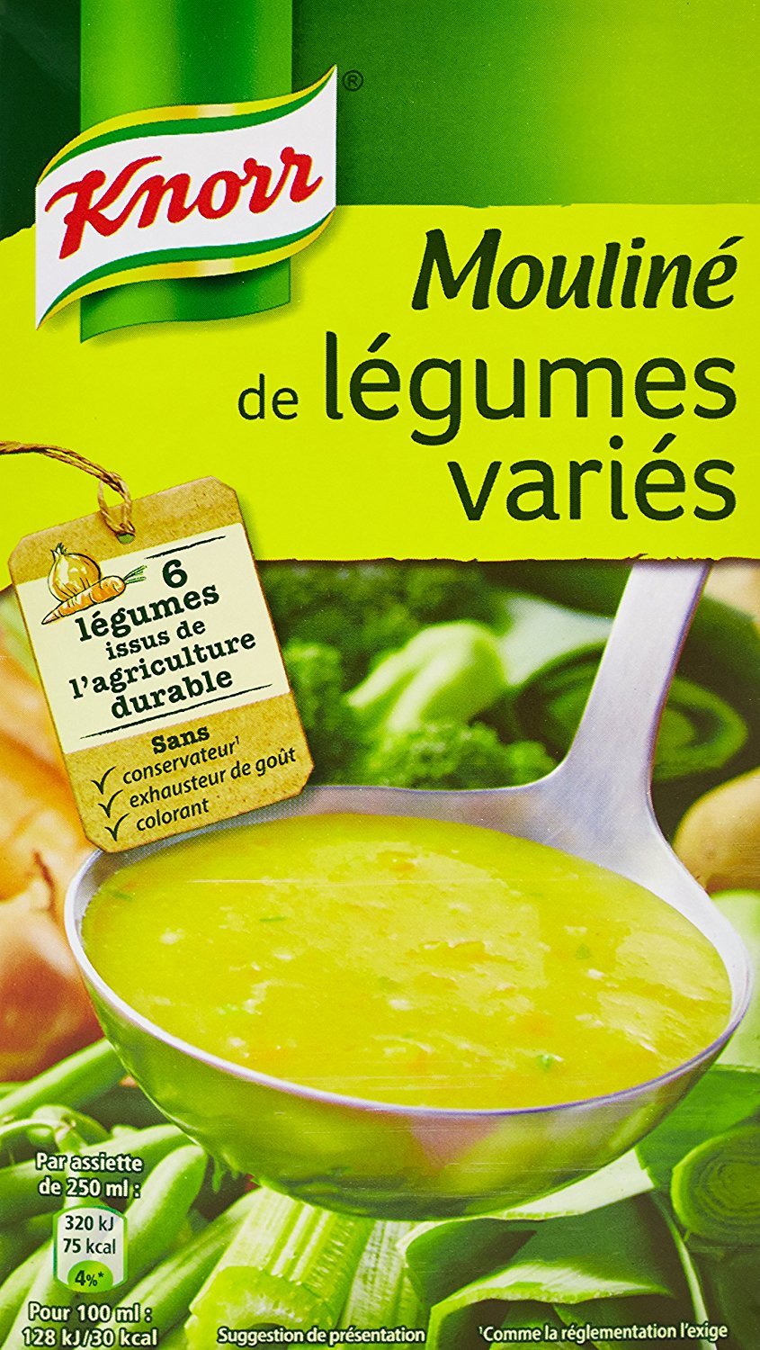 Knorr La Brique - Molinillo de verduras (1 L, 4 unidades)