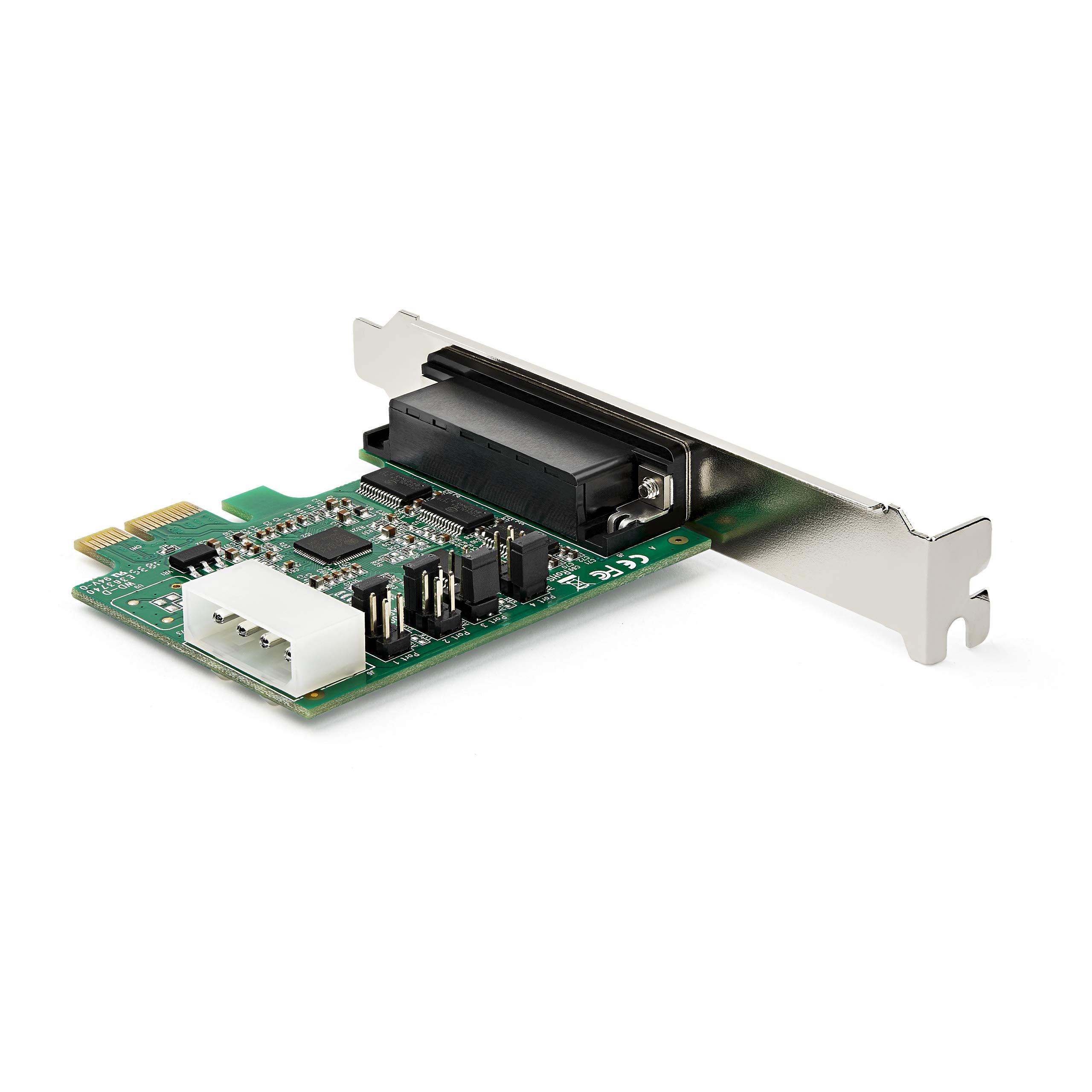 StarTech.com Carte Adaptateur Série RS232 PCI Express à 4 Ports - Carte Contrôleur Hôte Série PCIe RS232 - Carte PCIe vers Série DB9 - 16950 UART - Carte d'Extension - Win/Linux (PEX4S953)