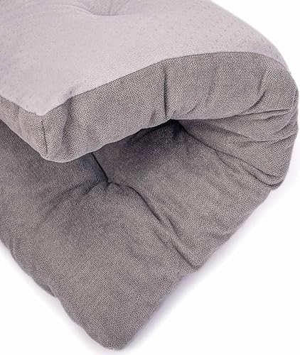 Miniatura 5 de Cama para perros y gatos pequeños y medianos, camas lavables grandes para mascotas para jaula (36 pulgadas de largo x 23 pulgadas de ancho, gris)