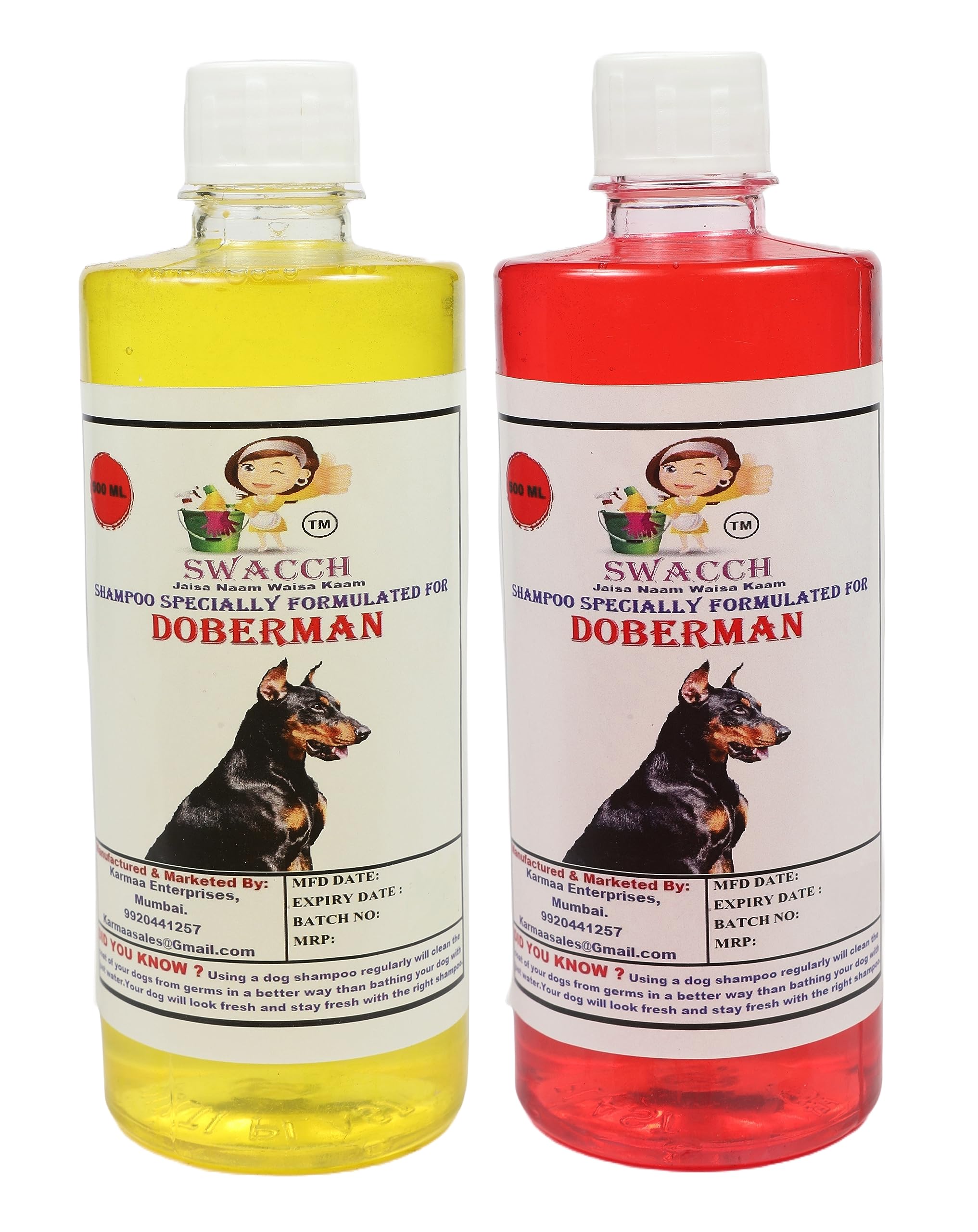 SWACCH Shampoo Specially FORMULATED for Doberman (500ML) (Combo Pack of 2) Strawberry & Lemon (B0C2KXG6NN) Amazon Price History, Amazon Price Tracker