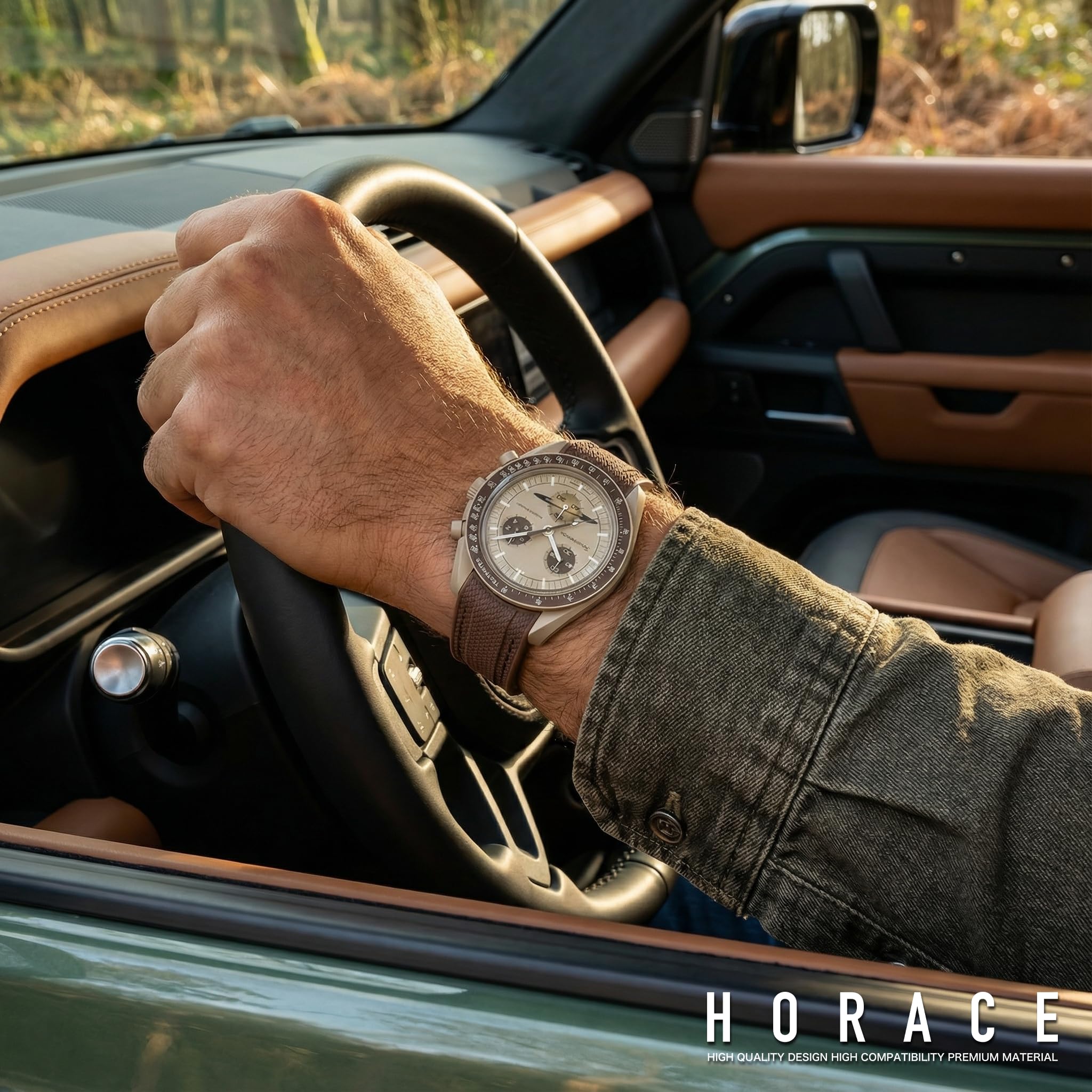 HORACE Correa universal para reloj de silicona líquida 20mm – Compatible con Omega x Swatch MoonSwatch – Kit de montaje incluido