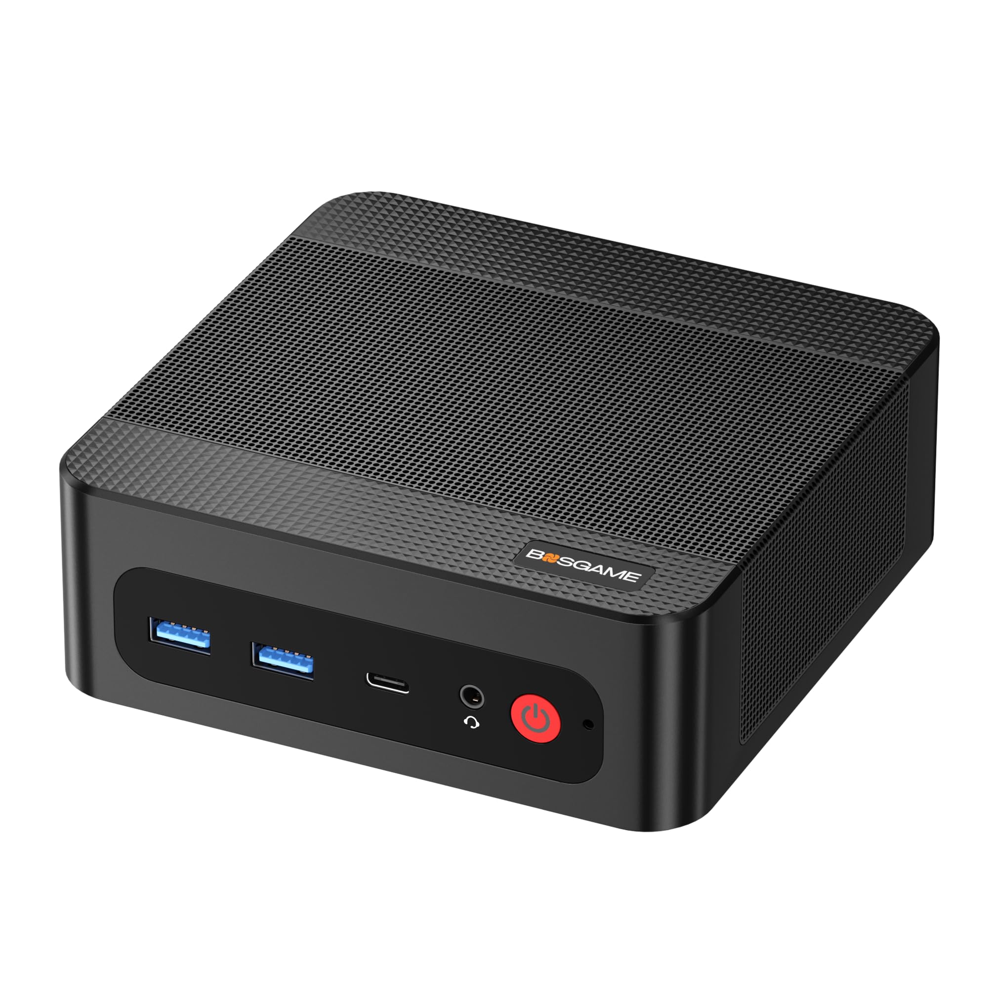 BOSGAME P4 Ultra AMD Ryzen 7 7730U 16 GB DDR4 512 GB SSD Mini-PC | Windows 11 Pro, 8C/16T, 4K a 60 Hz con triplo display, HDMI, Type-C, USB 3.2, DUAL LAN, Wi-Fi 6E, BT 5.2 Mini-PC